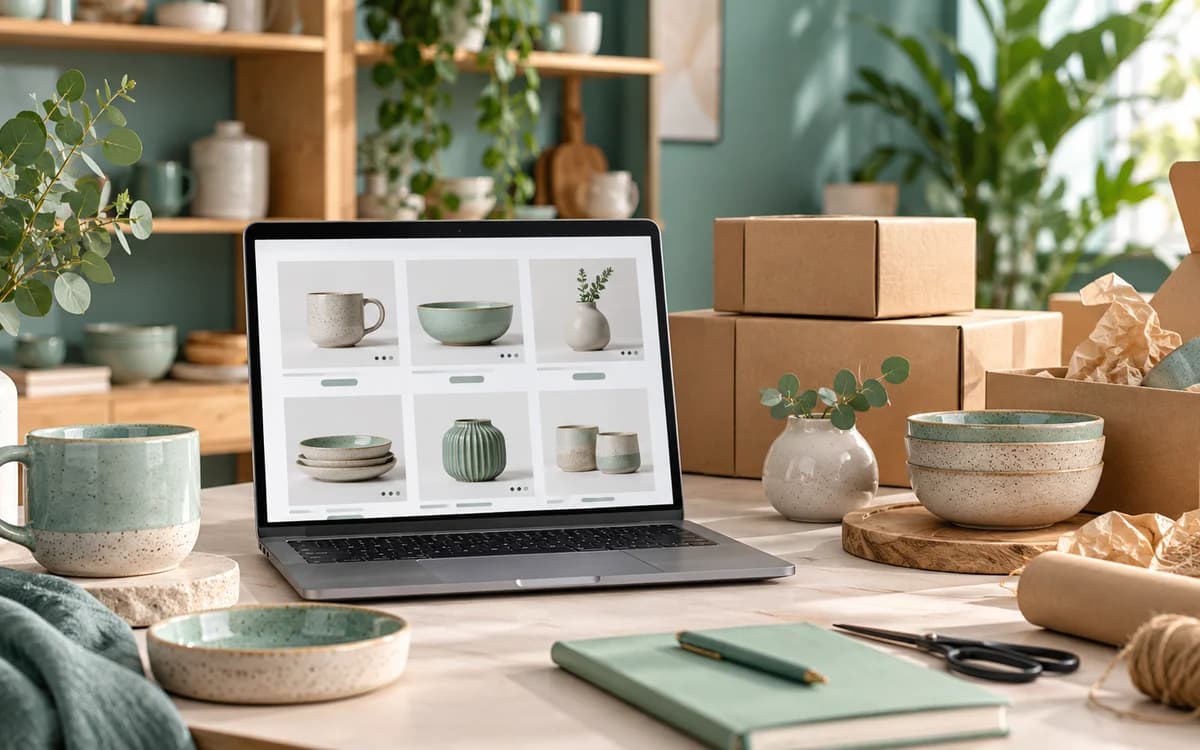Online store and order preparation